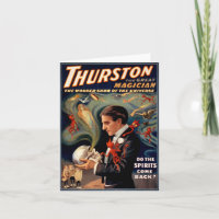 Thurston the Magician Note Card