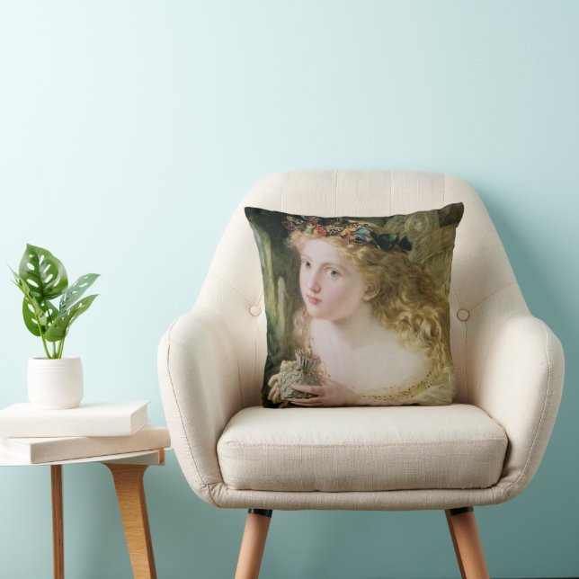 Thus Your Fairy is Made of Most Beautiful Things Throw Pillow (Chair)