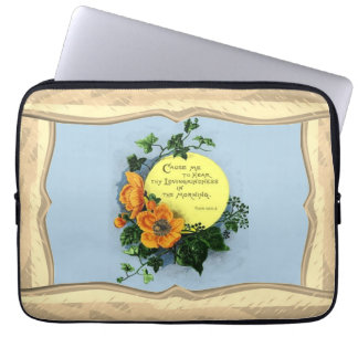 Thy Loving Kindness In The Morning Laptop Sleeve