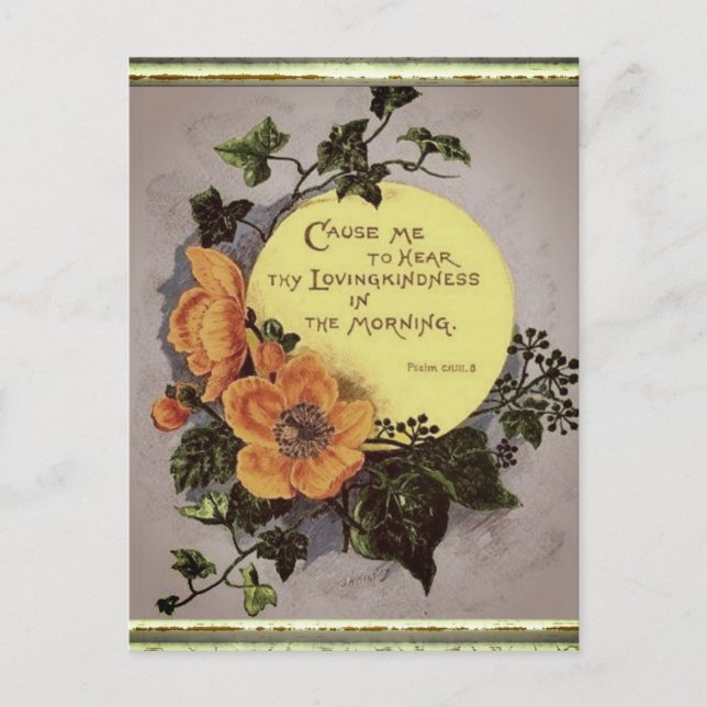 Thy Loving Kindness Postcard (Front)