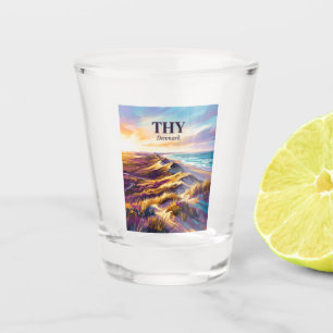 Thy National Park Denmark Shot Glass