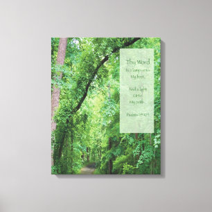 Thy Word is a Lamp Unto my Feet Canvas Print