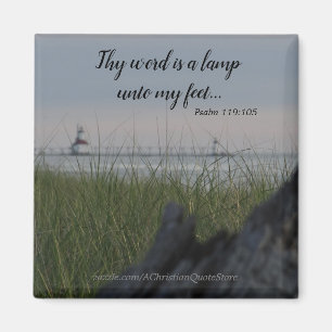 Thy Word Is A Lamp Unto My Feet Magnet