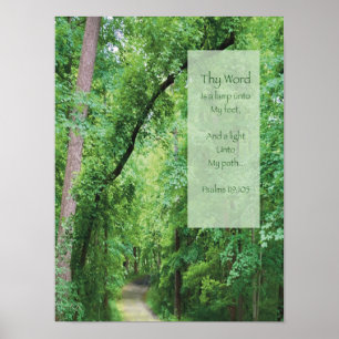 Thy Word is a Lamp Unto my Feet Poster