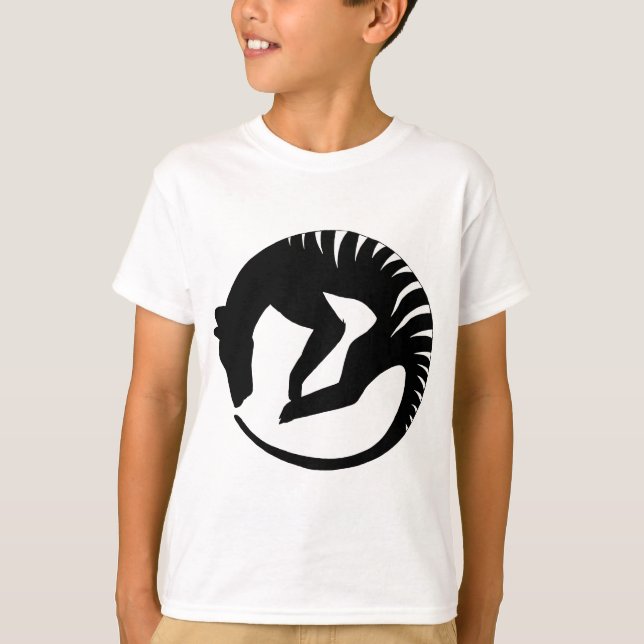 Thylacine Alive (black) Kid's T-Shirt (Front)
