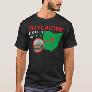 Thylacine Spotted In Ohio Extinct Tiger T-Shirt