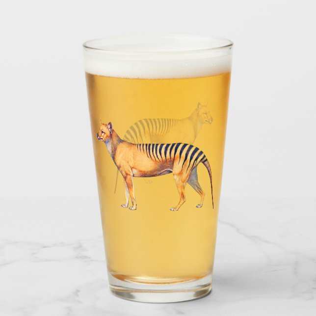 Thylacine (Tasmanian Tiger) Glass (Front Filled)