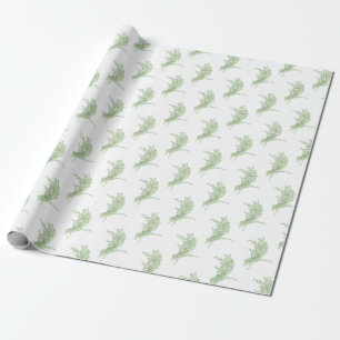 Thyme Drawing Wrapping Paper