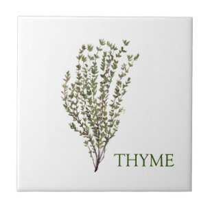 Thyme Herb Greenery Kitchen Culinary Green Plant  Tile