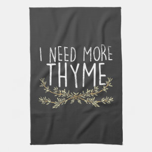 Thyme Herb Plant  Kitchen Towel