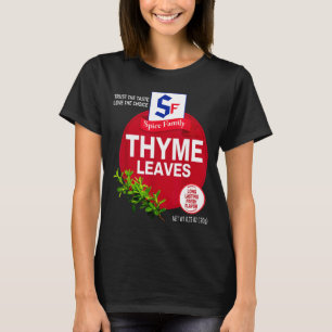 Thyme Leaves Halloween Sce Costume Group Matching  T-Shirt