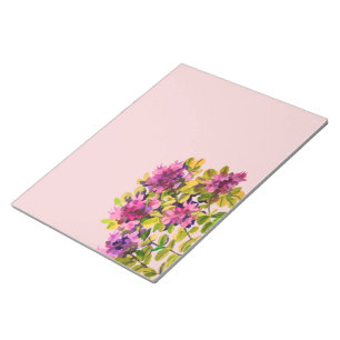 Thyme painted with watercolors notepad