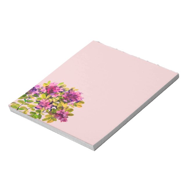 Thyme painted with watercolors  notepad (Rotated)