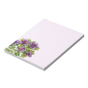 Thyme painted with watercolors notepad