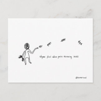 thyme postcard