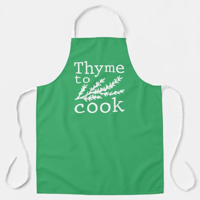 Thyme To Cook Apron (Front)