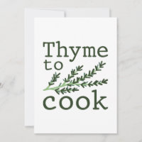 Thyme To Cook