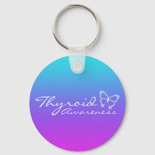 Thyroid Awareness Keychain