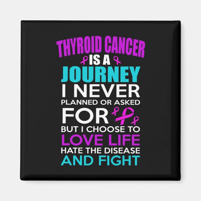 Thyroid Cancer Awareness  Magnet (Front)