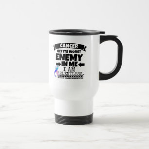 Thyroid Cancer Met Its Worst Enemy in Me Travel Mug
