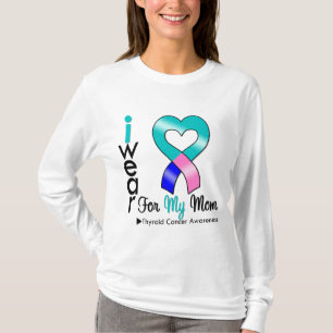 Thyroid Cancer Ribbon For My Mom T-Shirt