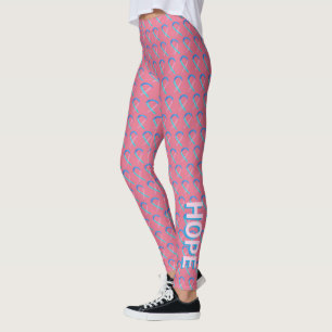 Thyroid Cancer Sensibilisation Ruban Leggings pers