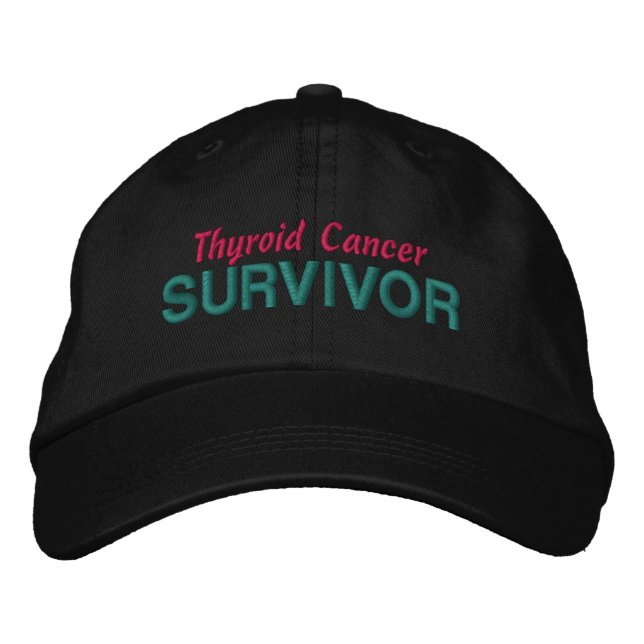 Thyroid Cancer Survivor Embroidered Hat (Front)