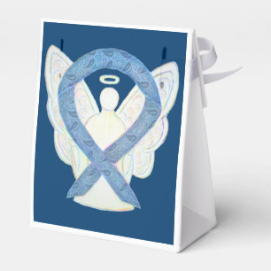 Thyroid Paisley Awareness Ribbon Party Favour Boxe Favor Box