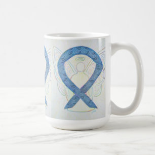Thyroïde Sensibilisation Ruban Angel Café Mug
