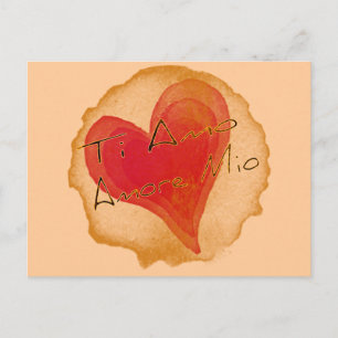 Ti Amo Amore Mio Postcard