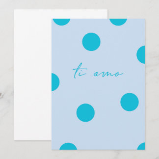 Ti amo flat Greeting Card