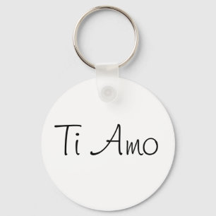 Ti Amo/I Love You Keychain
