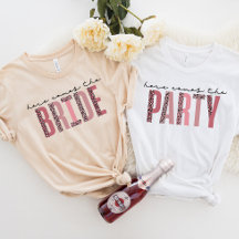 TIA Bridal Party Tee, Here Comes the Bride T-Shirt