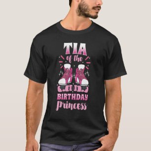 Tia of the Birthday Princess Roller Skates Skating T-Shirt