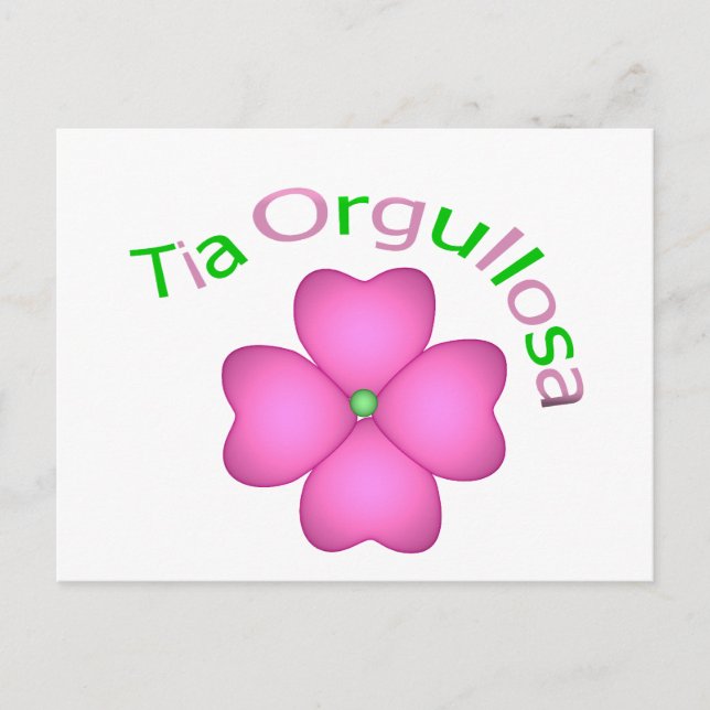 Tia Orgullosa Postcard (Front)