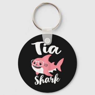 Tia Shark Mother's Day Grandma Funny  Keychain