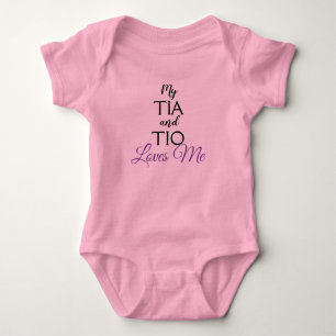 Tia & Tio (Auntie & Uncle) Loves Me baby Bodysuit