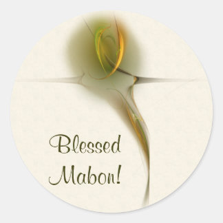 Tialtiu Harvest Goddess Abstract Art Classic Round Sticker