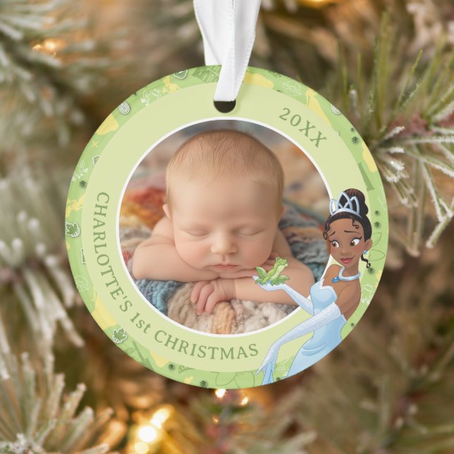 Tiana and the Frog Prince Photo Ornament (Tree)
