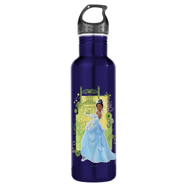 Tiana -  Confident Princess 710 Ml Water Bottle (Front)
