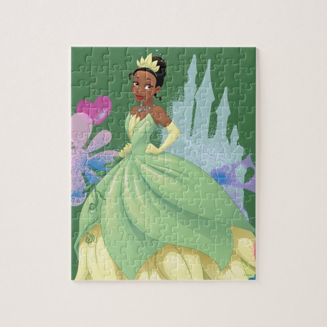 Tiana Floral Collage Jigsaw Puzzle (Vertical)