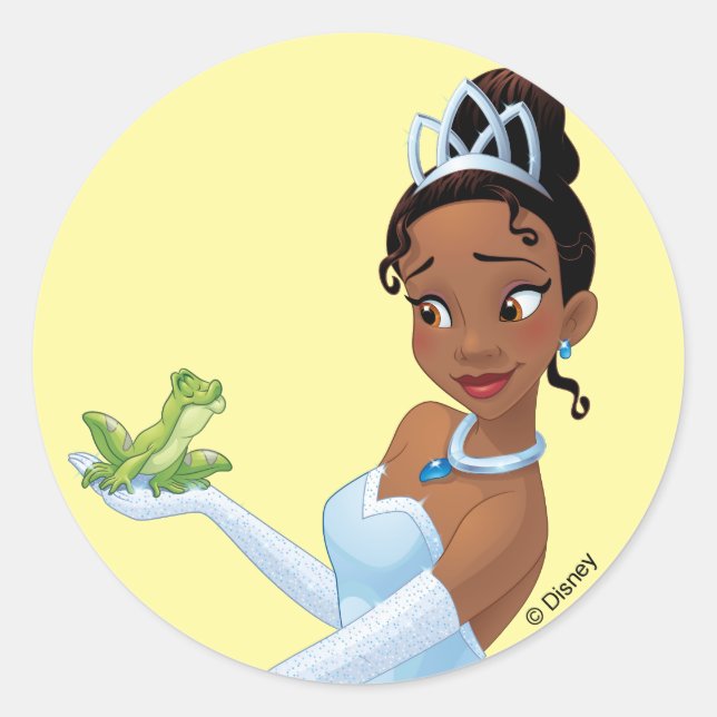 Tiana | Loyalty Is Royalty Classic Round Sticker (Front)