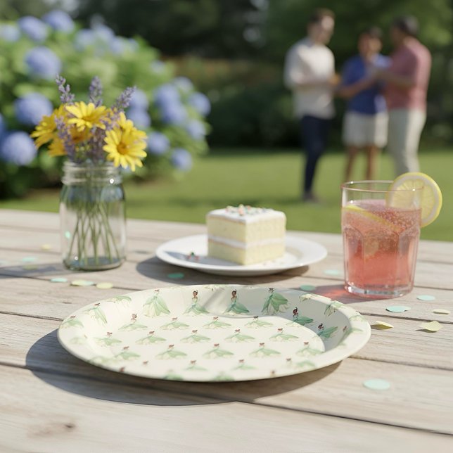 Tiana Paper Plates (Creator Uploaded)
