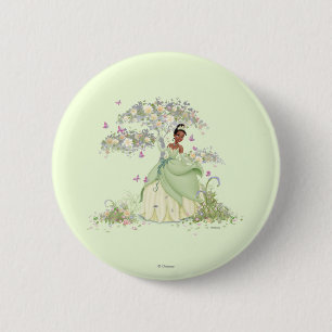 Tiana Under Tree 2 Inch Round Button