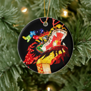 Tianlong Dragon Ceramic Ornament
