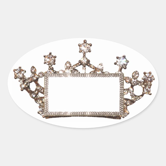 Tiara et les Étiquettes de la Couronne à personnal (Devant)