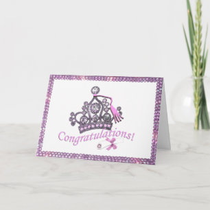 Tiara Félicitations Cartes de fin d'études ! Carte