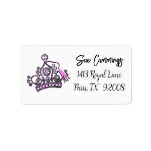 “Tiara Gradation” Princess Label