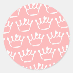 Tiara Illustrations Classic Round Sticker