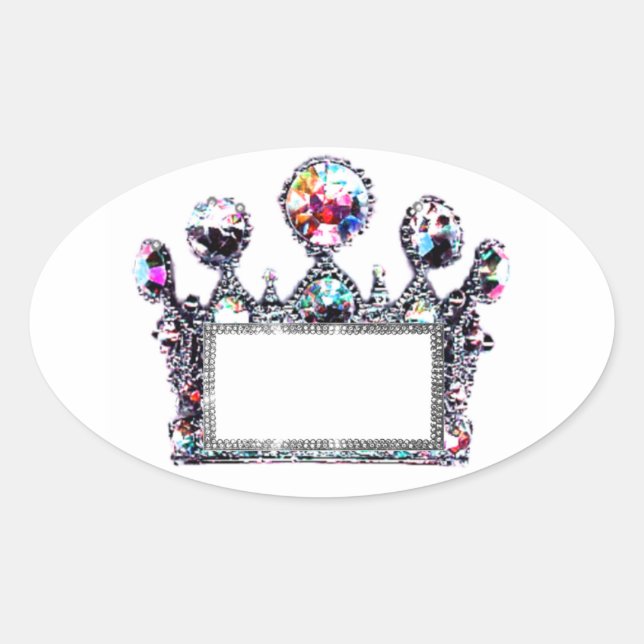 Tiara Labels to Personalize! (Front)